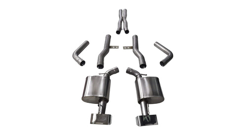 CORSA XTREME SOUND LEVEL  2.75 IN CAT-BACK GTX2 TIPS 15+ CHALLENGER 6.4 / 6.2